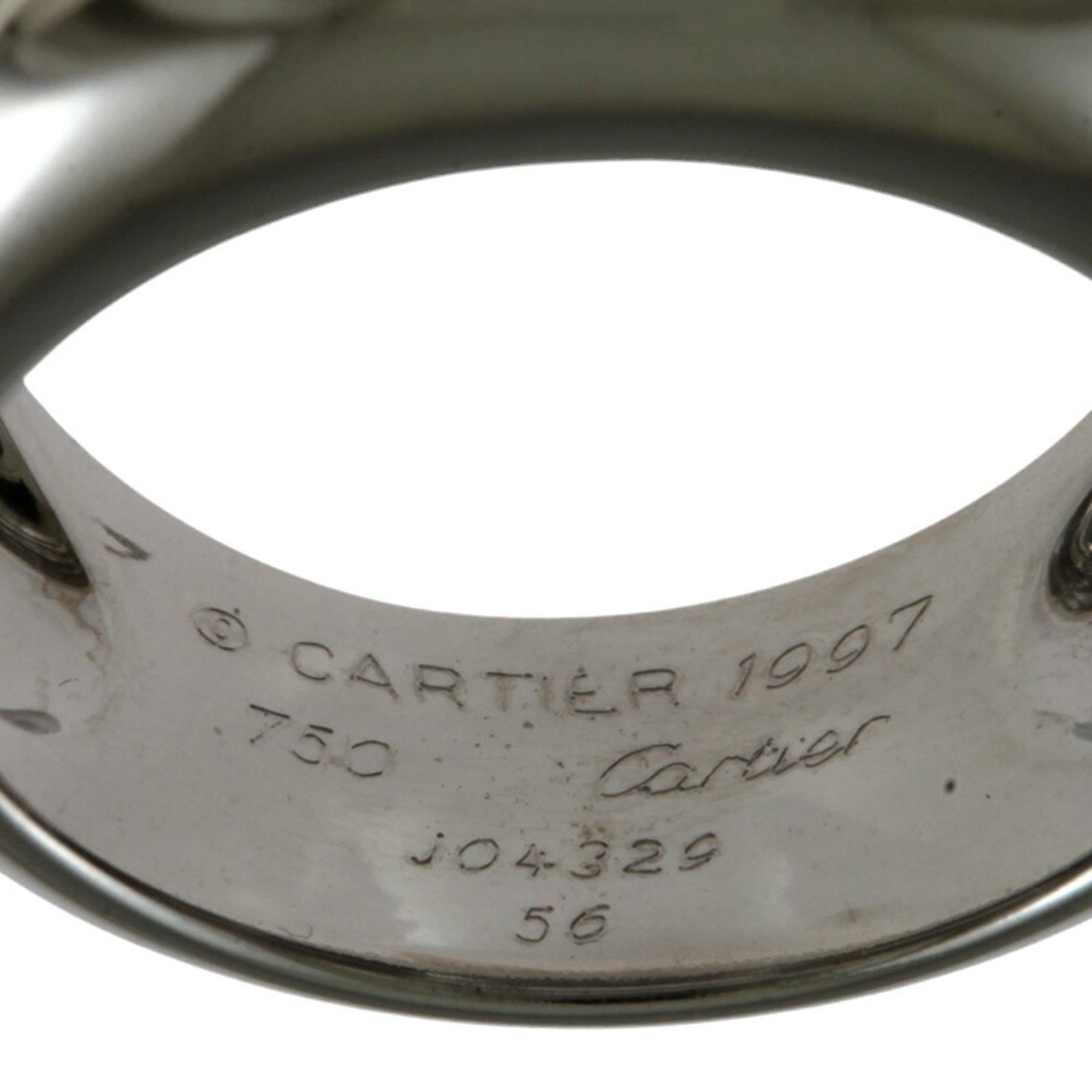 Cartier Nouvelle Vague Ring, Size 15.5, 18K, Unisex, CARTIER