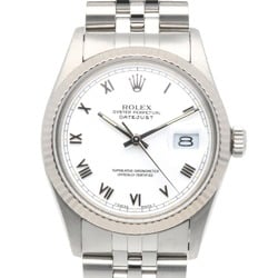 Rolex Datejust Oyster Perpetual Watch Stainless Steel 16014 Automatic Men's ROLEX R Number 1987-1988 Model Roman Numerals