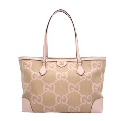 Gucci Jumbo GG Tote Bag Canvas 631685 Pink Women's GUCCI