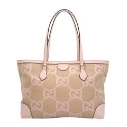 Gucci Jumbo GG Tote Bag Canvas 631685 Pink Women's GUCCI