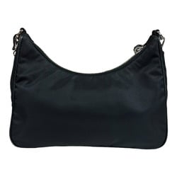 Prada Shoulder Bag Nylon 1BH204 Black Unisex PRADA