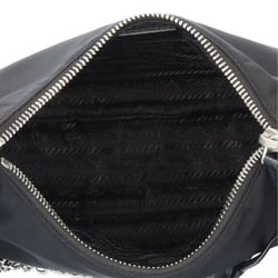 Prada Shoulder Bag Nylon 1BH204 Black Unisex PRADA