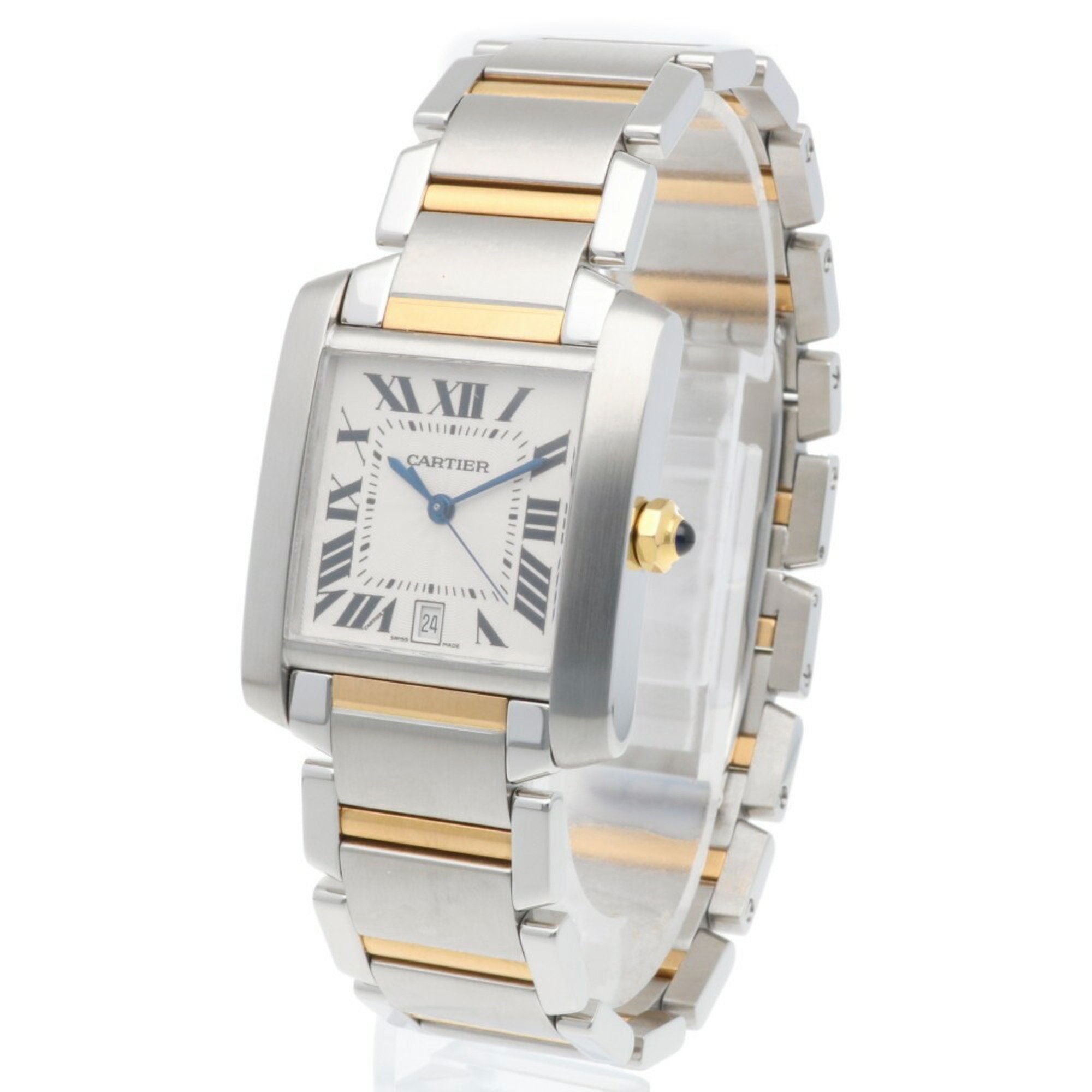 Cartier Tank Francaise LM Watch, Stainless Steel 2302 Automatic, Men's, CARTIER, Manufacturer's Finish