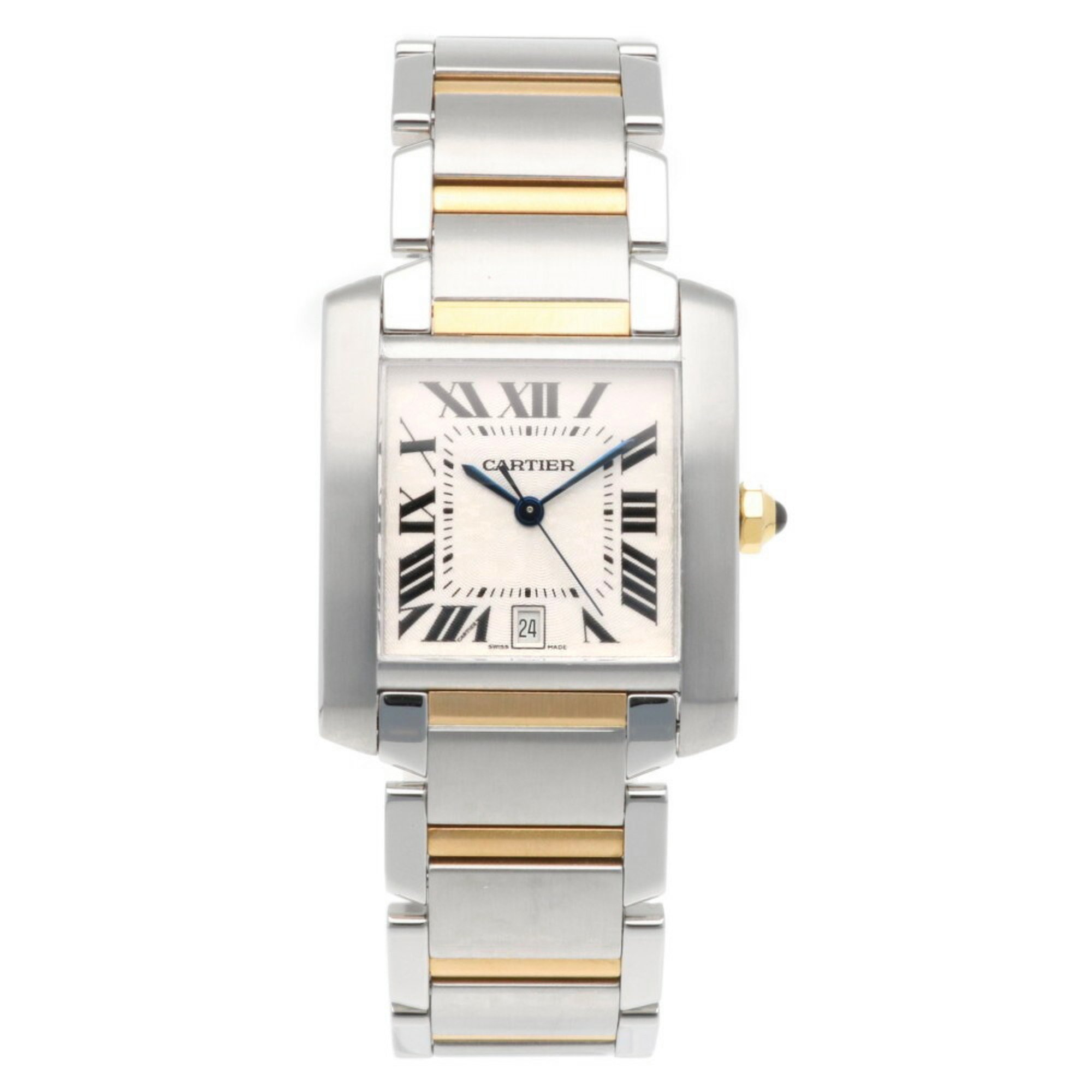 Cartier Tank Francaise LM Watch, Stainless Steel 2302 Automatic, Men's, CARTIER, Manufacturer's Finish