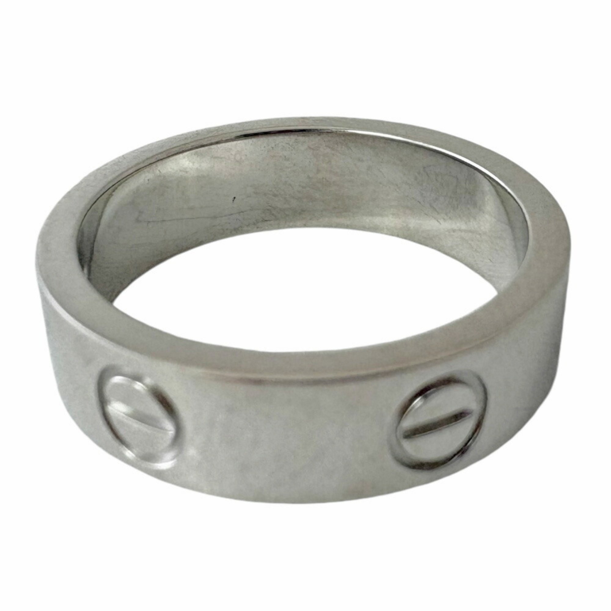 Cartier Love Ring, Size 15, 18K, Unisex, CARTIER