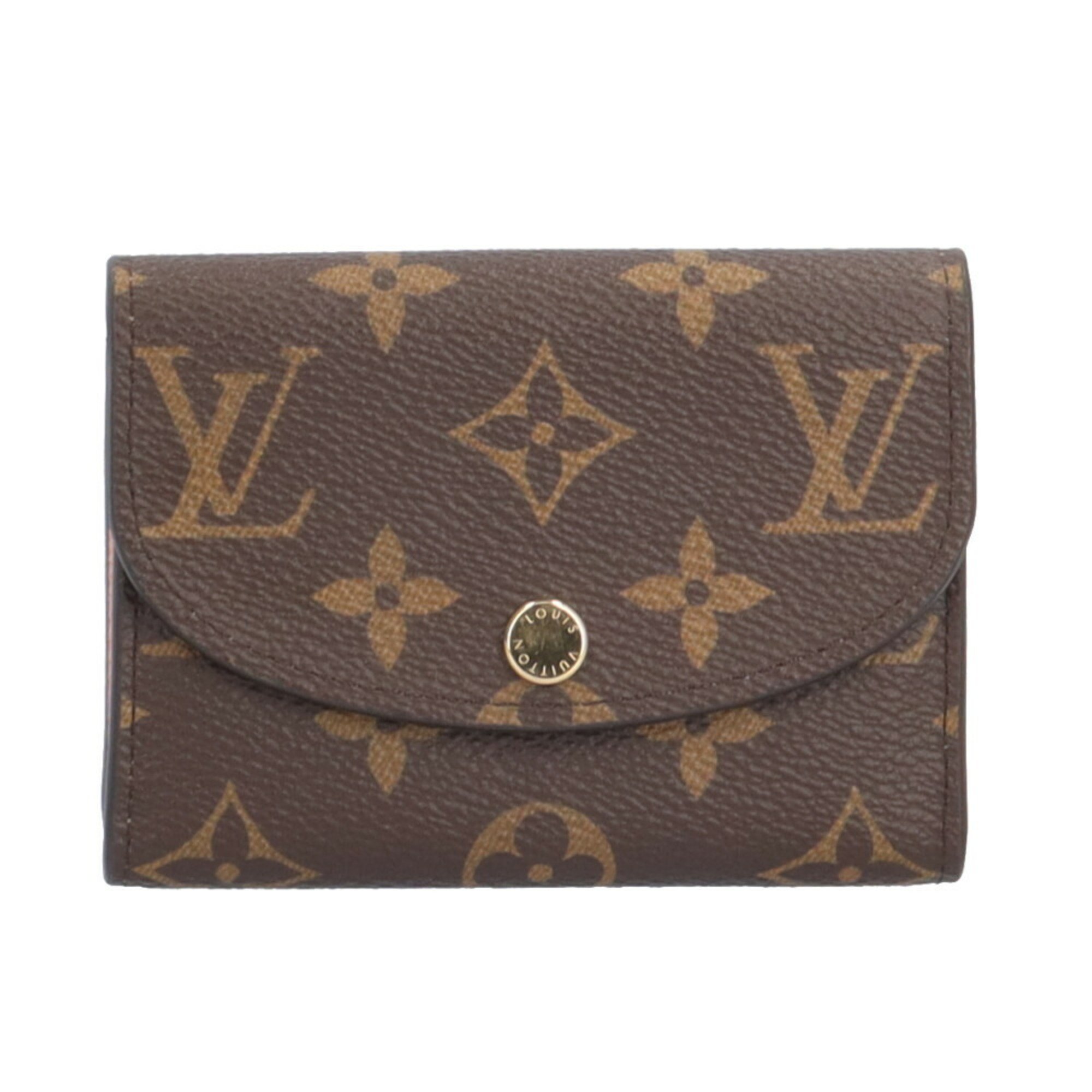 Louis Vuitton Portemonne Rosary Monogram Coin Case Canvas M62361 Women's LOUIS VUITTON