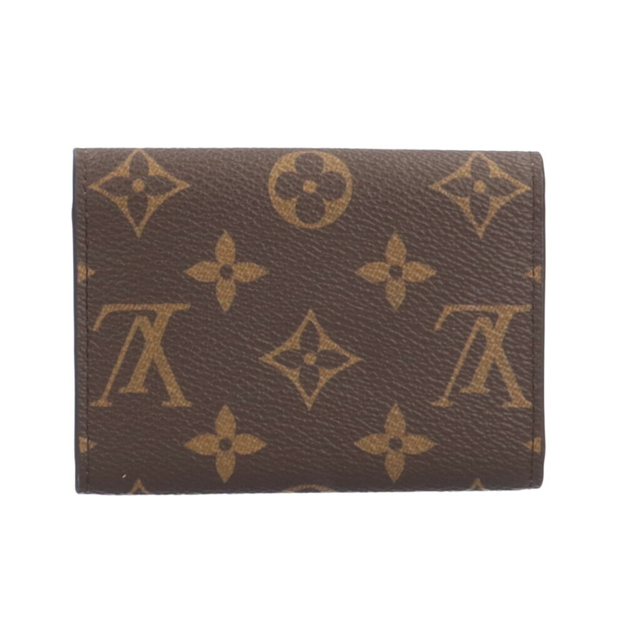 Louis Vuitton Portemonne Rosary Monogram Coin Case Canvas M62361 Women's LOUIS VUITTON