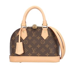 Louis Vuitton Alma BB Monogram Shoulder Bag Canvas M53152 Brown Women's LOUIS VUITTON 2way