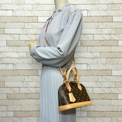 Louis Vuitton Alma BB Monogram Shoulder Bag Canvas M53152 Brown Women's LOUIS VUITTON 2way