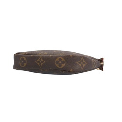 Louis Vuitton Pochette Accessoires Monogram Handbag Canvas M58009 Brown Women's LOUIS VUITTON