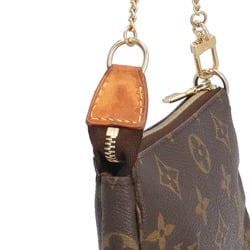 Louis Vuitton Pochette Accessoires Monogram Handbag Canvas M58009 Brown Women's LOUIS VUITTON