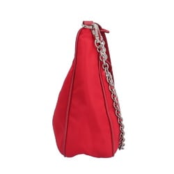 Prada Shoulder Bag Nylon 1BH204 Red Unisex PRADA