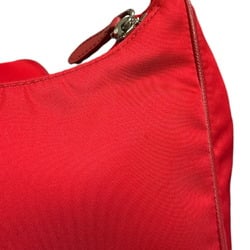 Prada Shoulder Bag Nylon 1BH204 Red Unisex PRADA