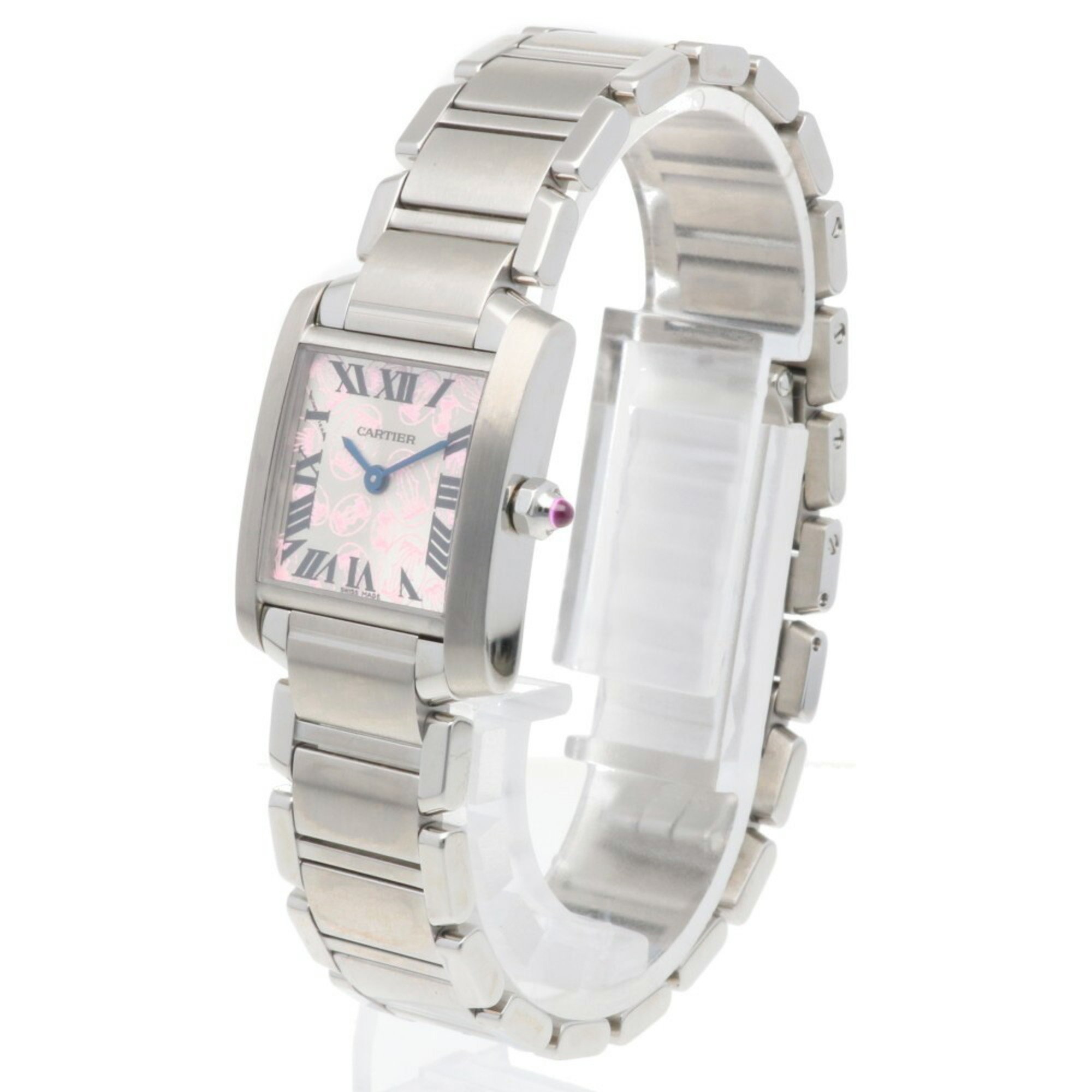 Cartier Tank Francaise SM Watch Stainless Steel W51031Q3 Quartz Ladies CARTIER 2006 Limited Edition