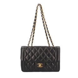 CHANEL Diana S Flap Matelasse 22 Shoulder Bag Chanel Lambskin A05289 Black Women's Chain