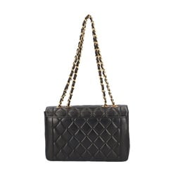 CHANEL Diana S Flap Matelasse 22 Shoulder Bag Chanel Lambskin A05289 Black Women's Chain