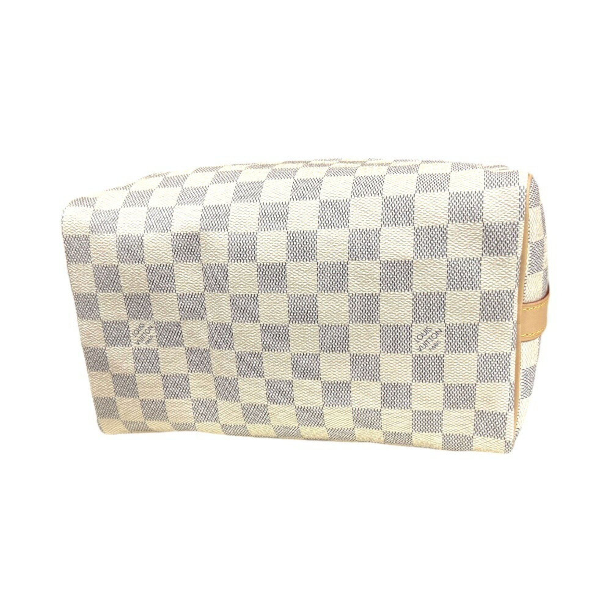 Louis Vuitton Speedy Bandouliere 25 Damier Azur Shoulder Bag Canvas N40608 White Women's LOUIS VUITTON 2way