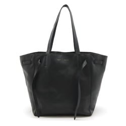 CELINE Cabas Phantom Small Tote Bag Shoulder Leather Black