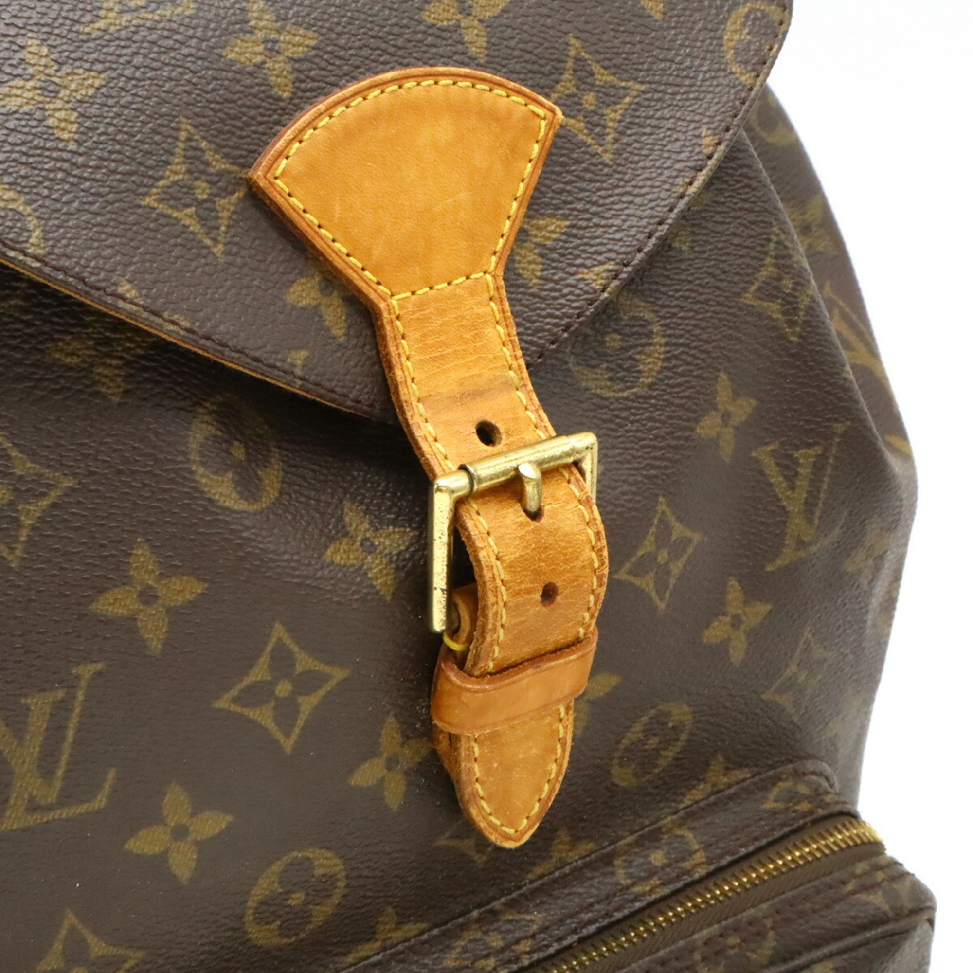 LOUIS VUITTON Louis Vuitton Monogram Montsouris GM Rucksack Backpack Shoulder Bag M51135