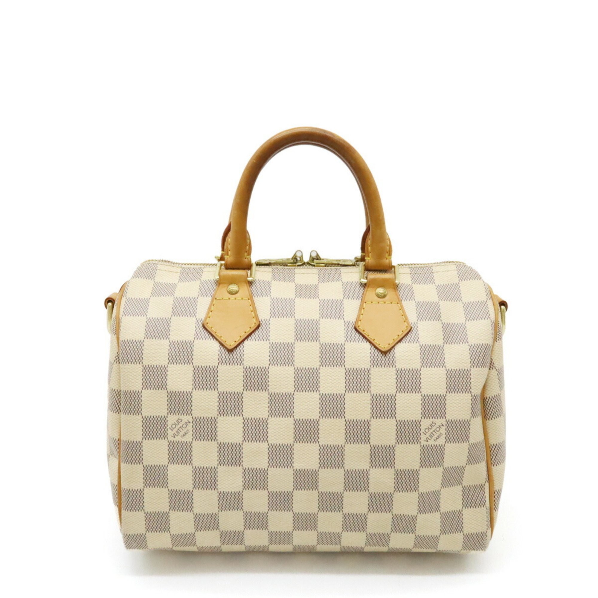 LOUIS VUITTON Damier Azur Speedy Bandouliere 25 Handbag Boston Bag N41374