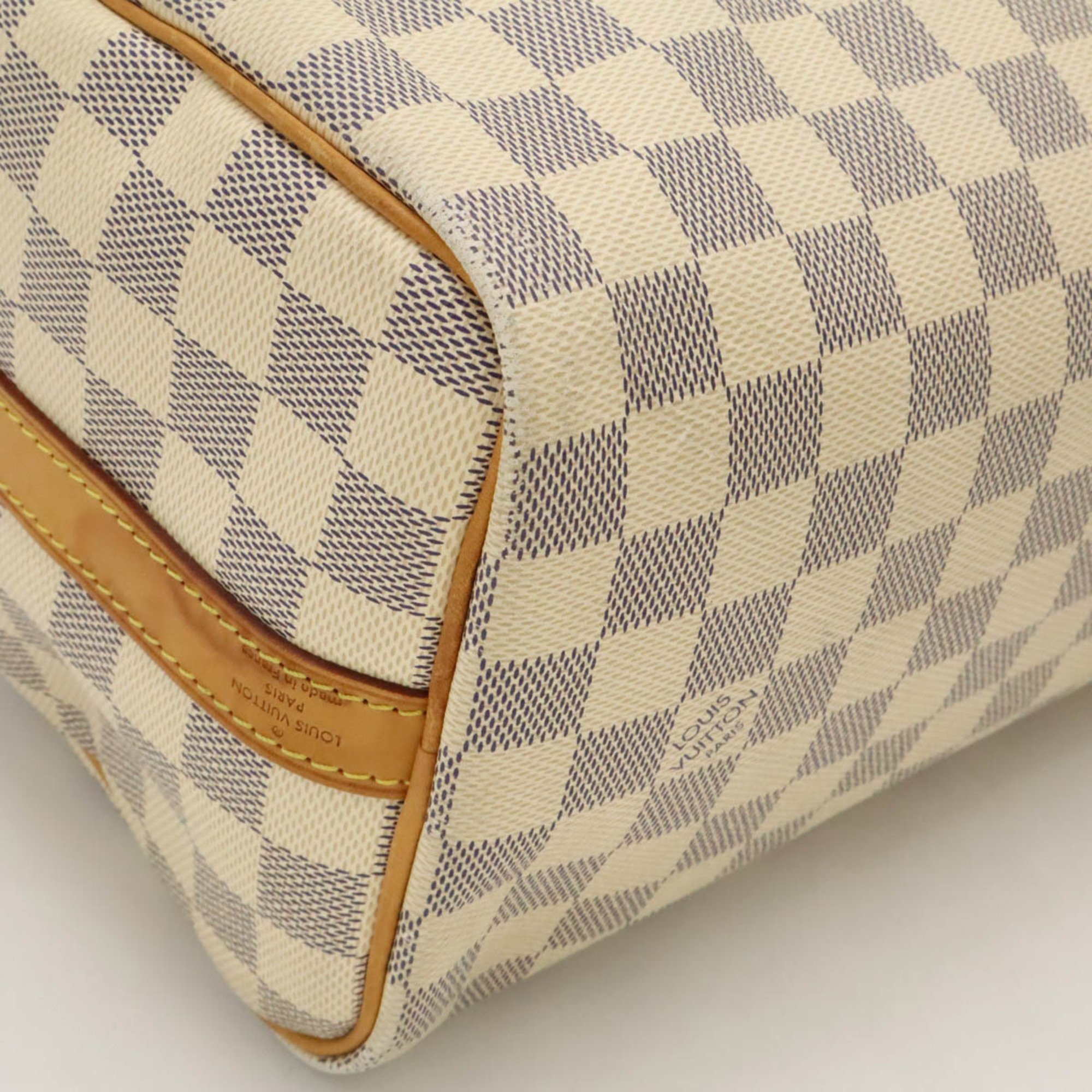 LOUIS VUITTON Damier Azur Speedy Bandouliere 25 Handbag Boston Bag N41374