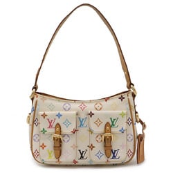 LOUIS VUITTON Louis Vuitton Monogram Multicolor Lodge PM Shoulder Bag Blanc White M40053