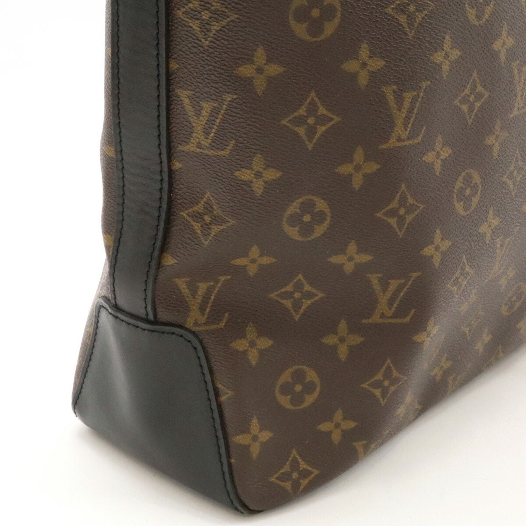 LOUIS VUITTON Louis Vuitton Monogram Macassar Davis Tote Bag Large Shoulder M56708