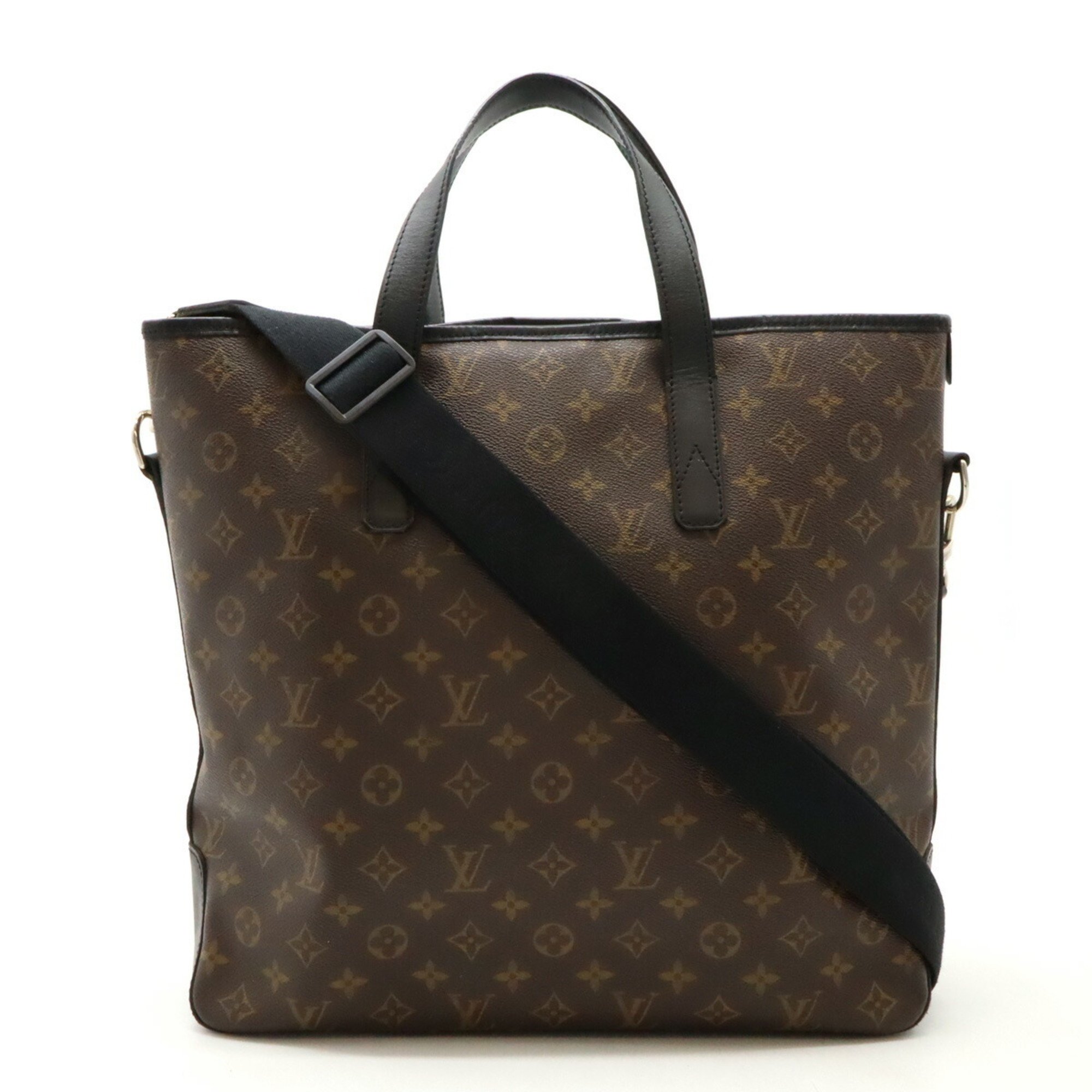 LOUIS VUITTON Louis Vuitton Monogram Macassar Davis Tote Bag Large Shoulder M56708