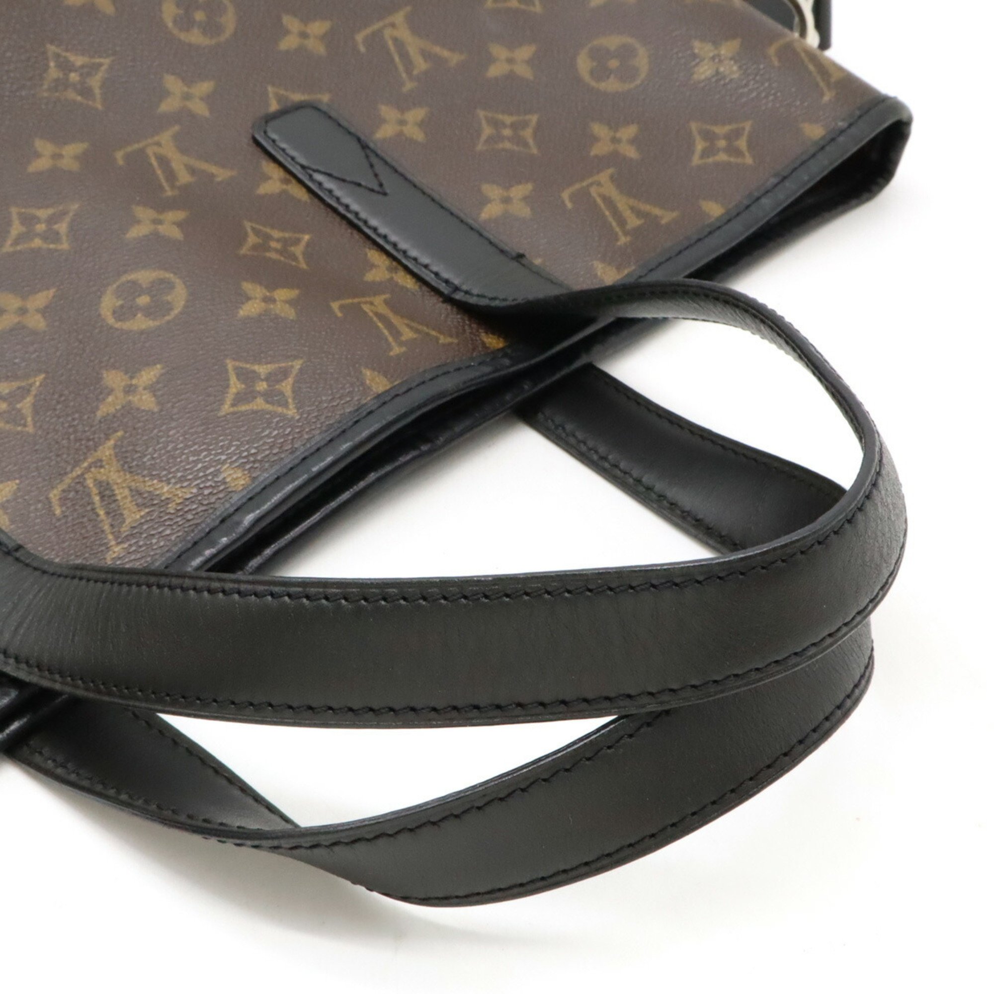 LOUIS VUITTON Louis Vuitton Monogram Macassar Davis Tote Bag Large Shoulder M56708