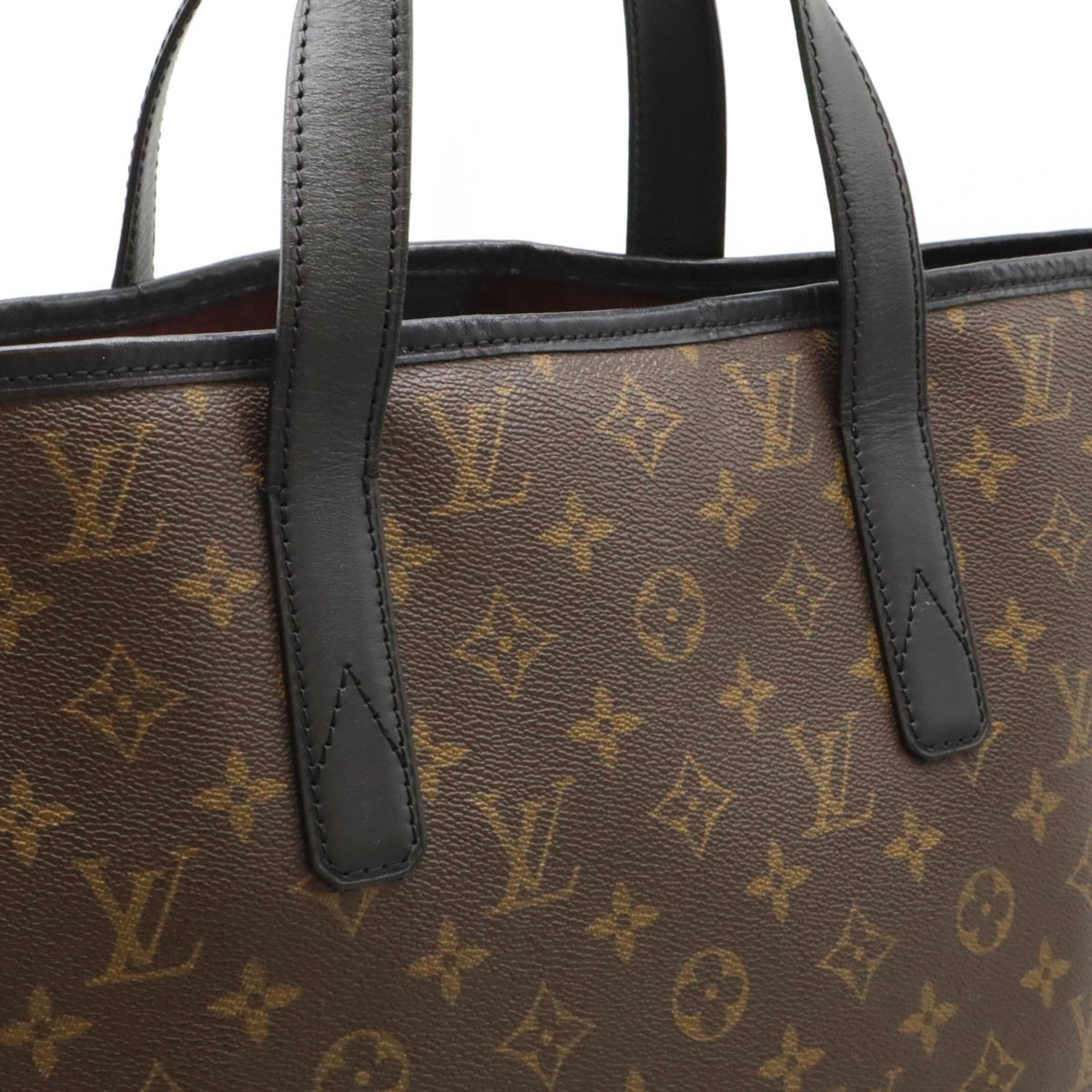 LOUIS VUITTON Louis Vuitton Monogram Macassar Davis Tote Bag Large Shoulder M56708