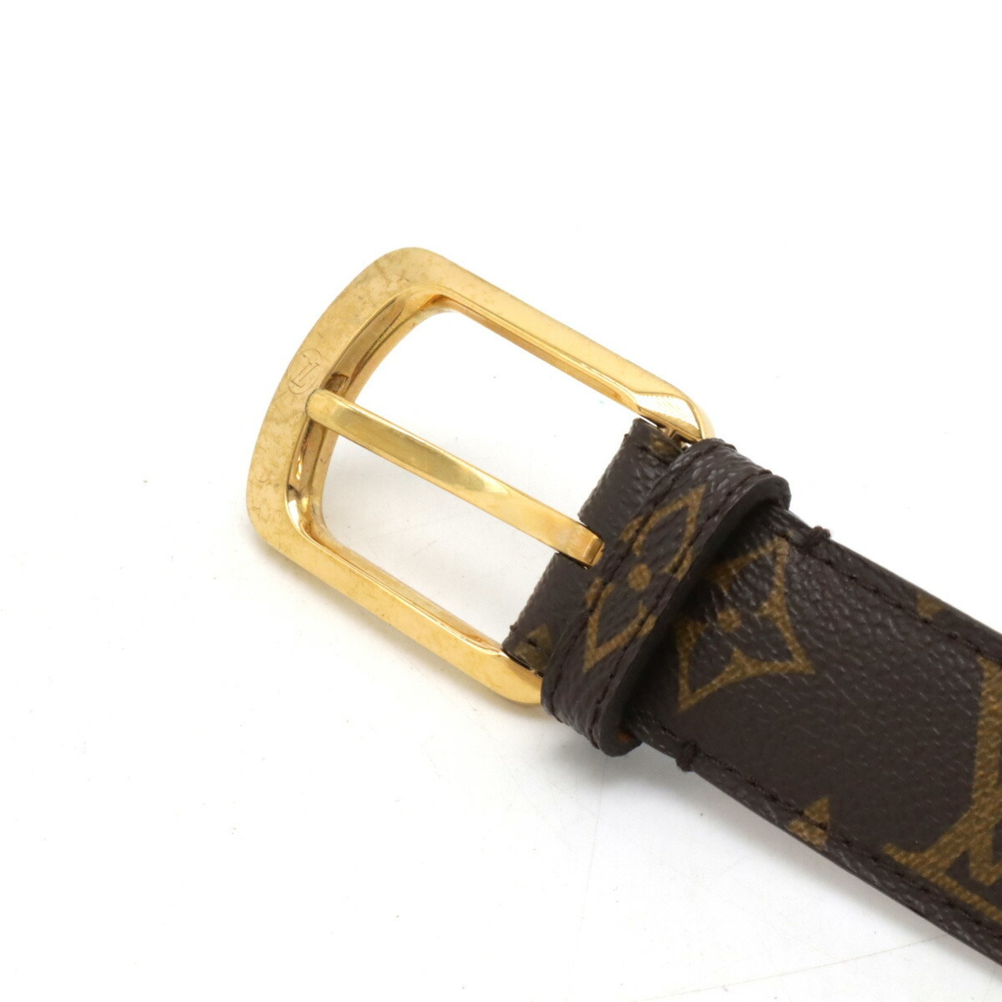 LOUIS VUITTON Louis Vuitton Monogram Santur Ellipse Belt #80 M6919W