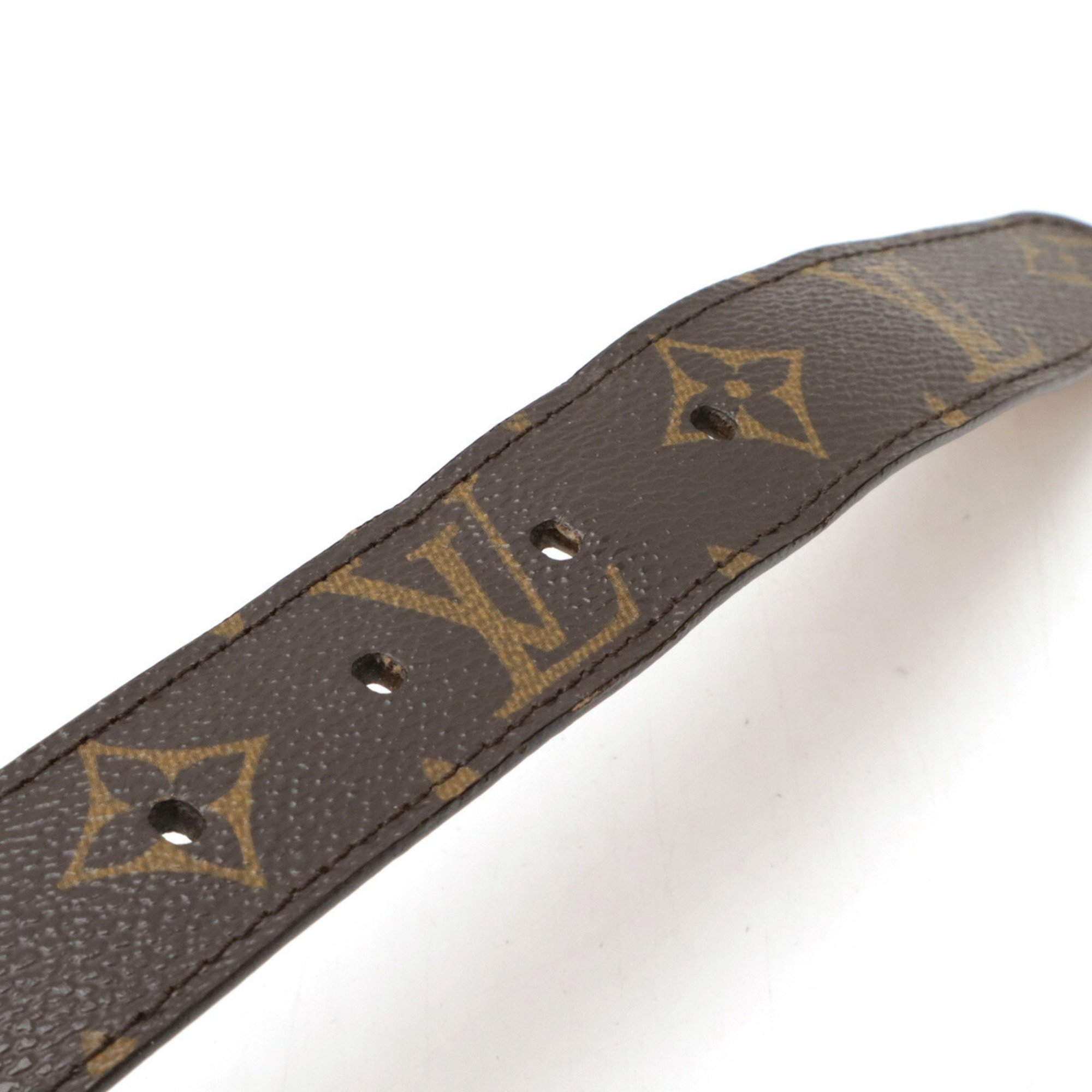 LOUIS VUITTON Louis Vuitton Monogram Santur Ellipse Belt #80 M6919W