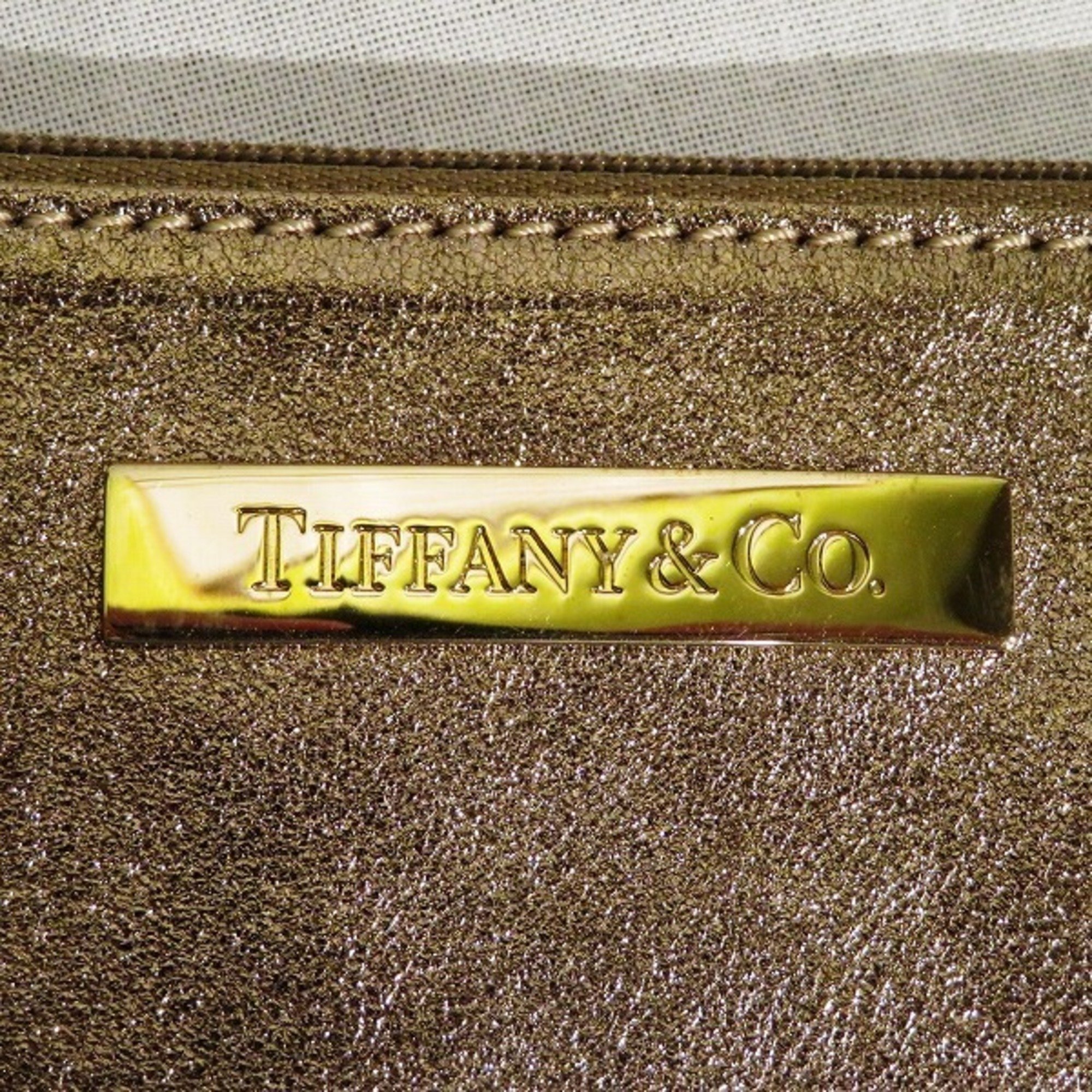 Tiffany reversible beige x gold bag handbag for women