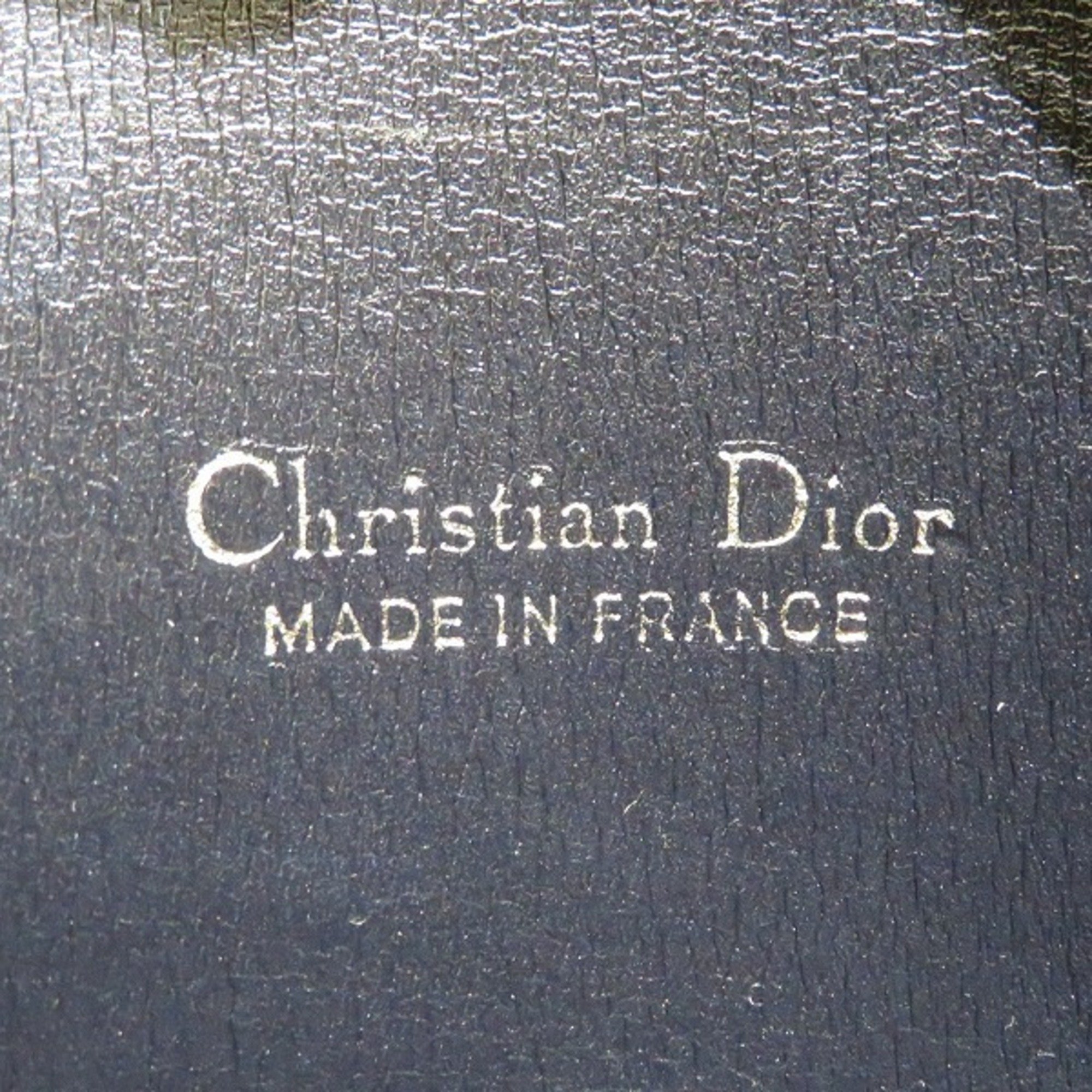 Christian Dior Dior Leather Black Chain Bag Shoulder for Women