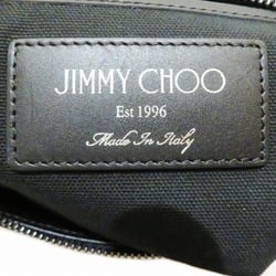 Jimmy Choo Star Studs White Second Bag Clutch Men Women