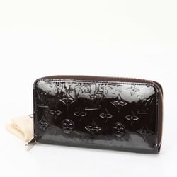 Louis Vuitton Monogram Vernis Zippy Wallet Long Round Ladies