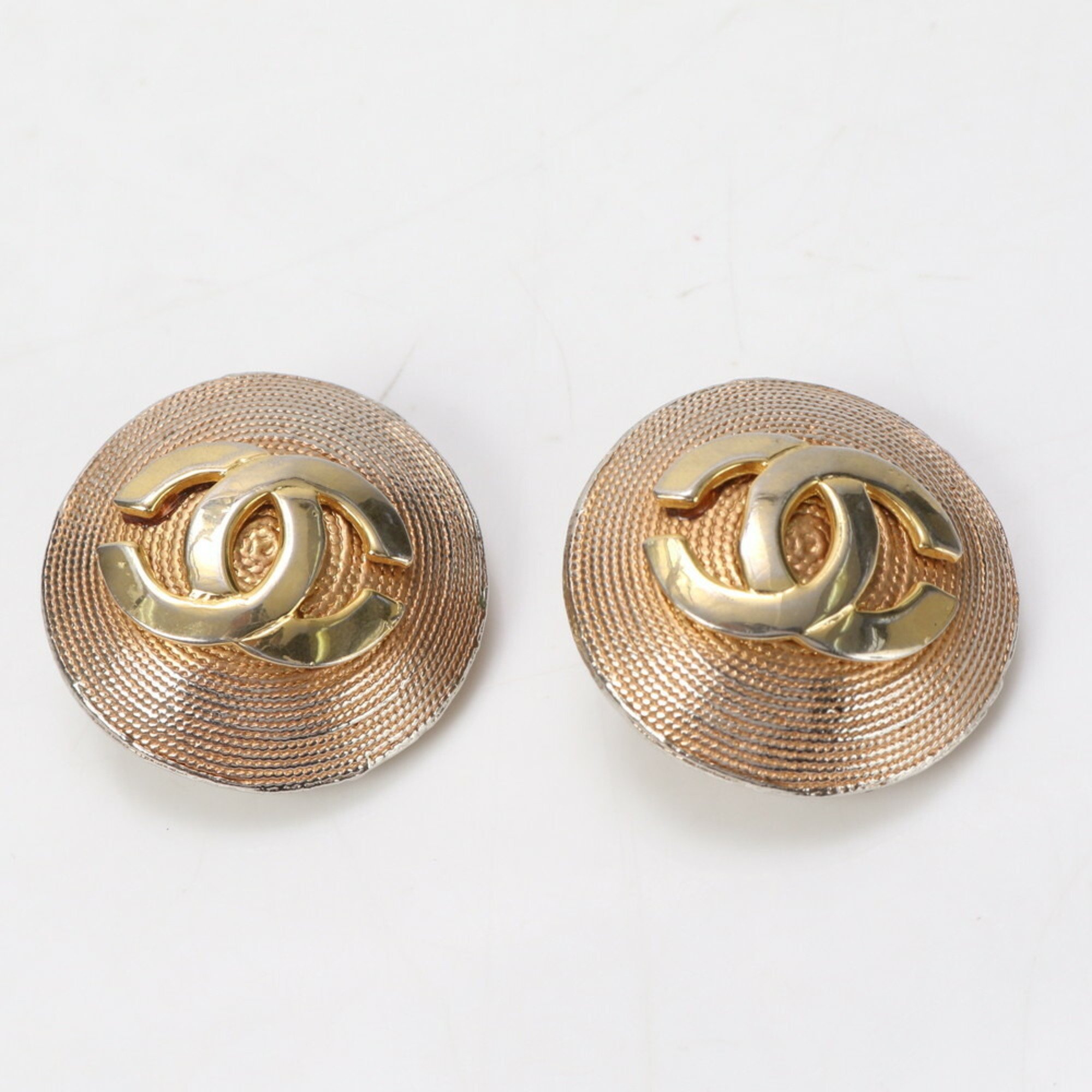 Chanel Coco Mark Gold Earrings