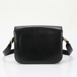 Celine Carriage hardware Leather Shoulder bag Tote Hand Black Gold Women's