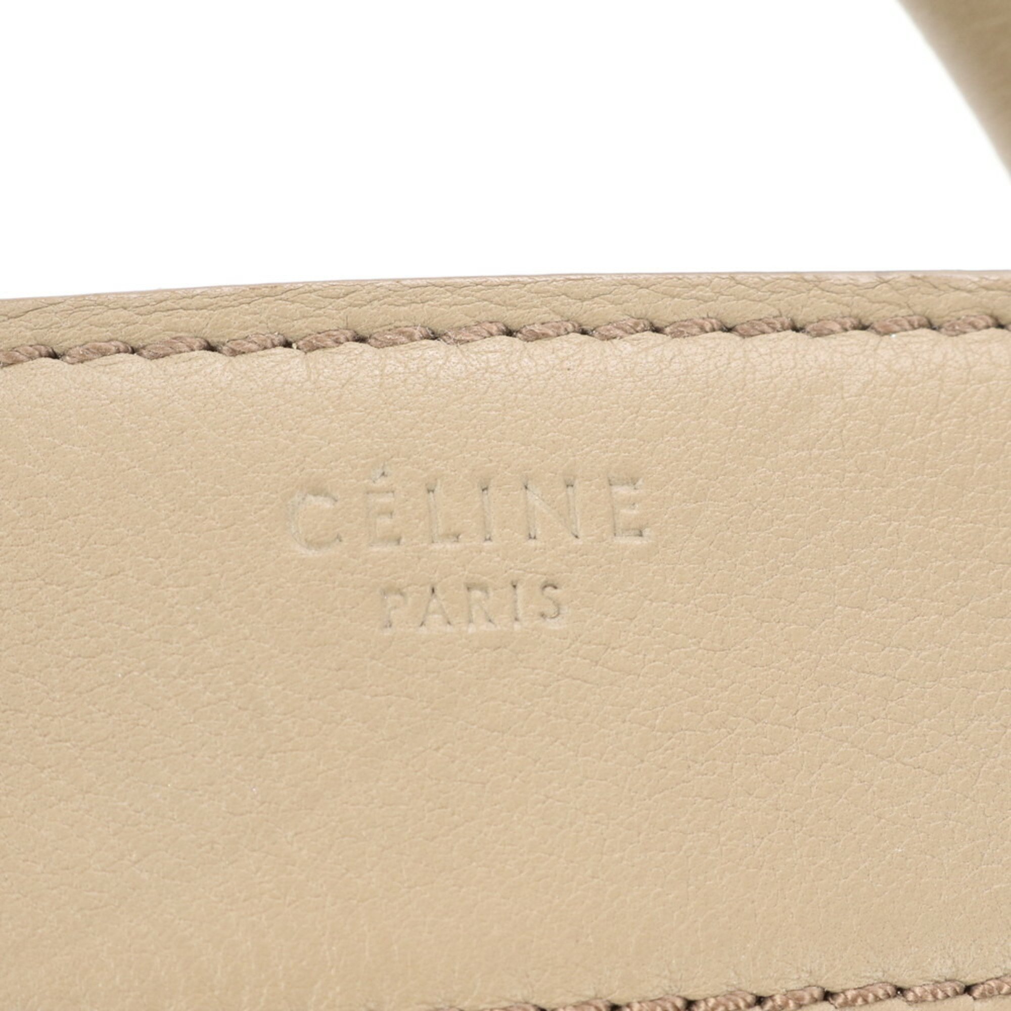 Celine Luggage Phantom Shopper Leather Tote Bag