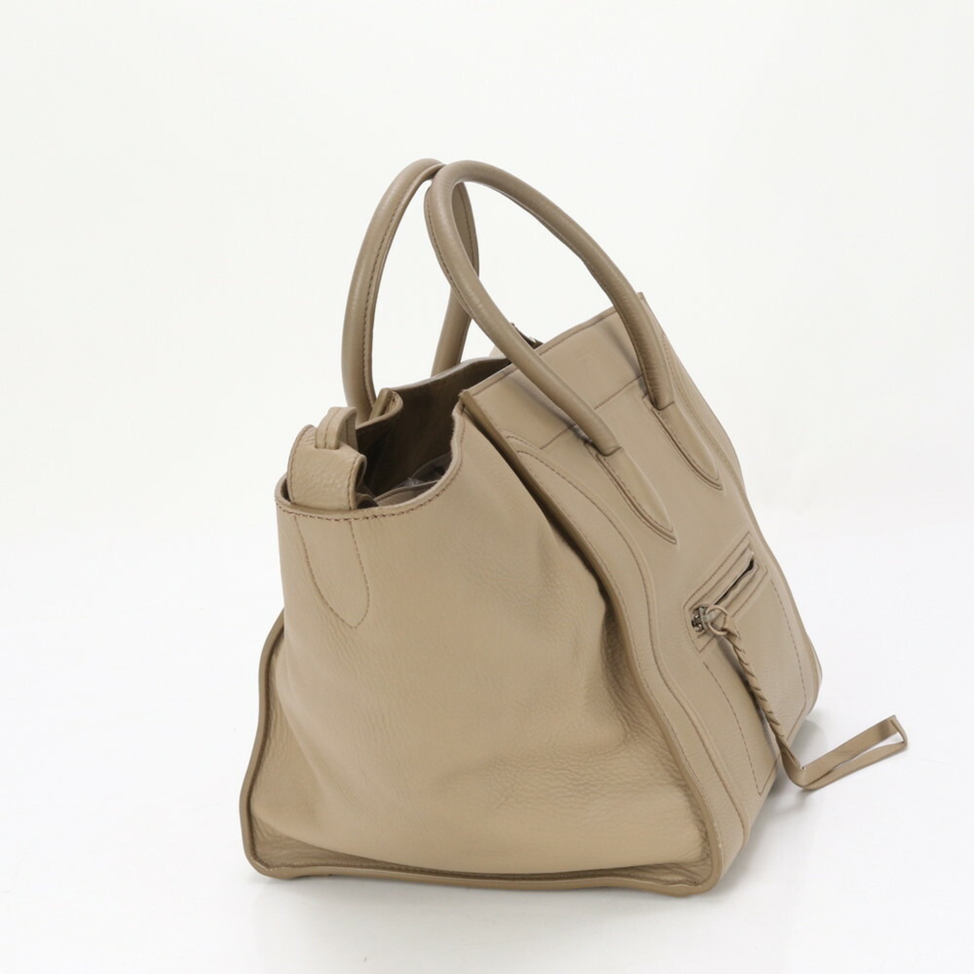 Celine Luggage Phantom Shopper Leather Tote Bag