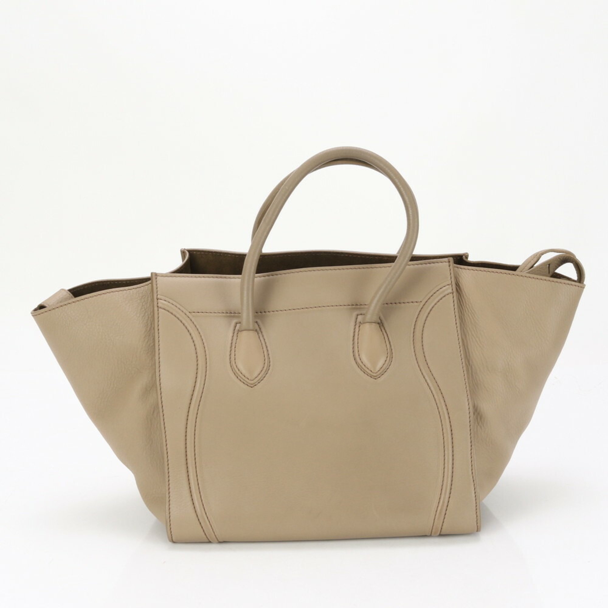 Celine Luggage Phantom Shopper Leather Tote Bag