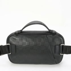 Louis Vuitton Damier Infinie Umbrella Leather Body Bag Waist Pouch Shoulder Men's