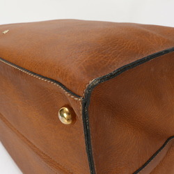 Goldpfeil Gold File Leather Boston Bag Shoulder