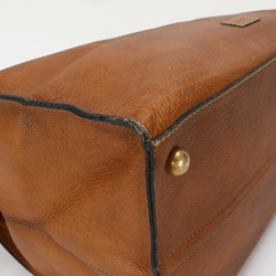 Goldpfeil Gold File Leather Boston Bag Shoulder