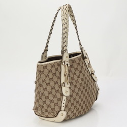 Gucci GG Canvas Horsebit 162900 Shoulder Bag Hand