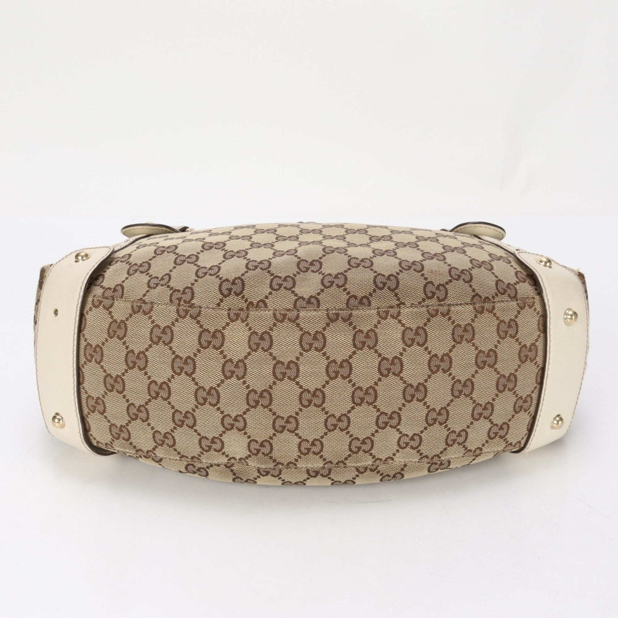 Gucci GG Canvas Horsebit 162900 Shoulder Bag Hand