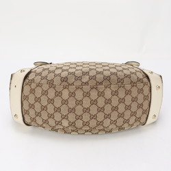 Gucci GG Canvas Horsebit 162900 Shoulder Bag Hand