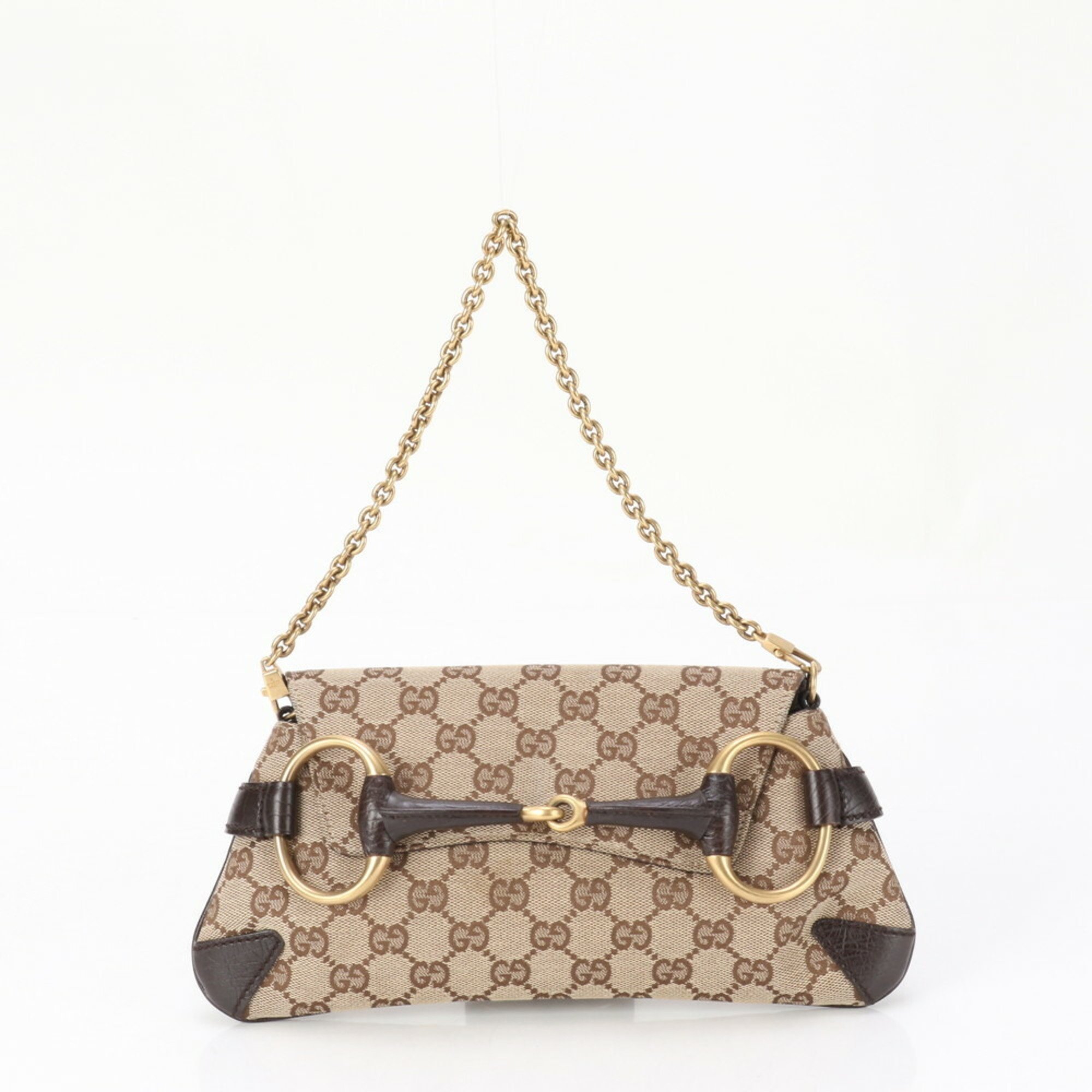 Gucci GG Canvas Horsebit 114923 Handbag Hand