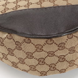 Gucci GG Canvas Charlotte 203503 Leather Shoulder Bag Handbag Women's