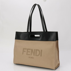 Fendi 7V80 Leather Canvas Shoulder Bag for Men